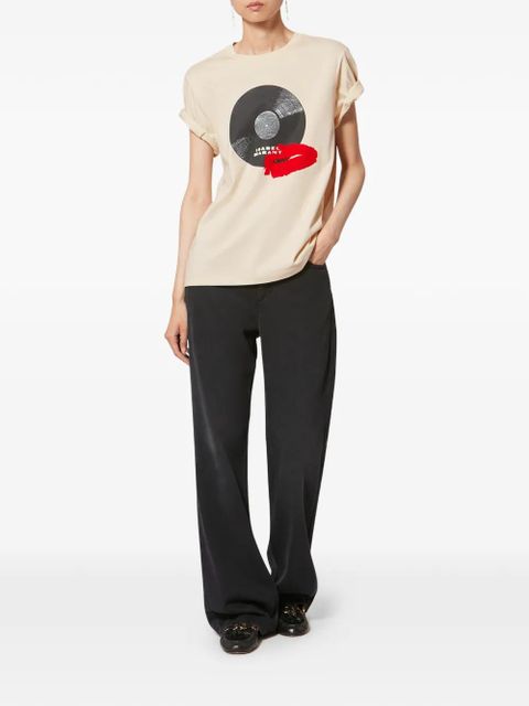 ISABEL MARANT Ziane logo-detail T-shirt - Neutrals - zdjęcie produktu nr 2