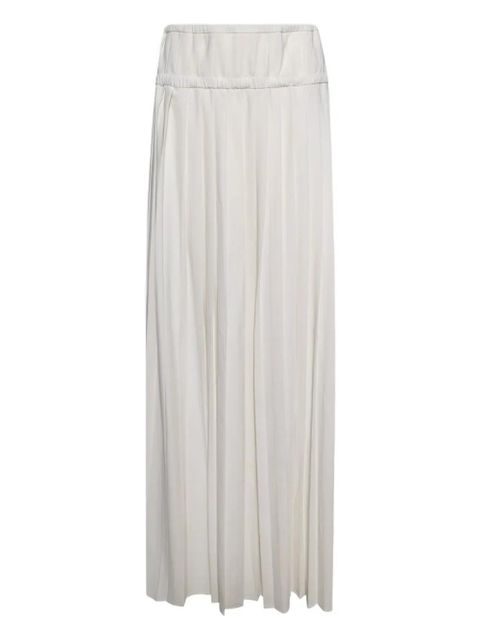 Ferragamo pleated midi skirt - White - zdjęcie produktu nr 1