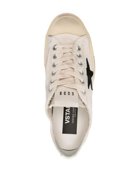 Golden Goose Star-patch canvas sneakers - White