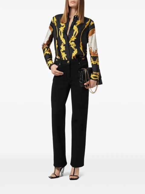 Versace Cameo silk shirt - Black - zdjęcie produktu nr 2