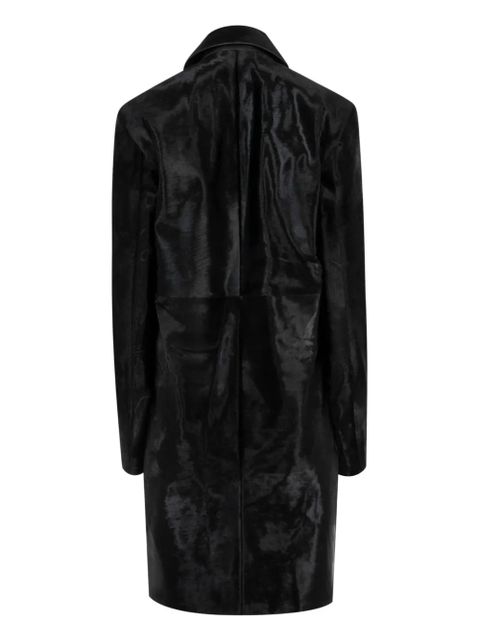 TOTEME pony-hair coat - Black - zdjęcie produktu nr 2