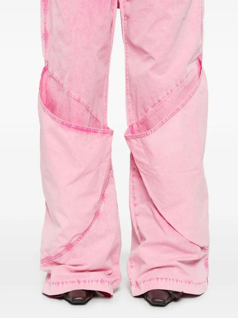 The Attico wide-leg trousers - Pink