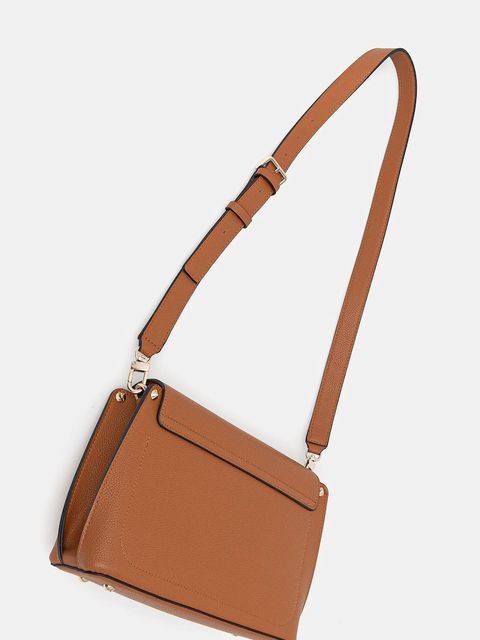 Guess torebka MERIDIAN kolor brązowy HWBG69 74200