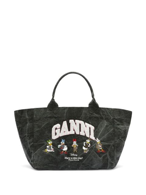 GANNI x Disney embroidered tote bag - Grey - zdjęcie produktu nr 1