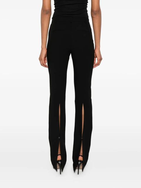PINKO back-slit flared trousers - Black