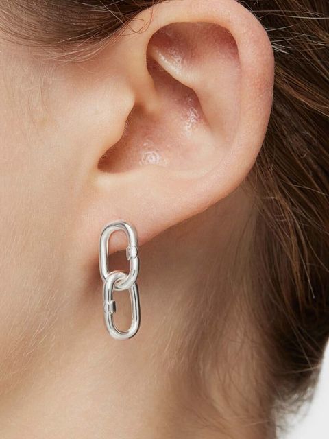 Tous kolczyki srebrne Hold Oval