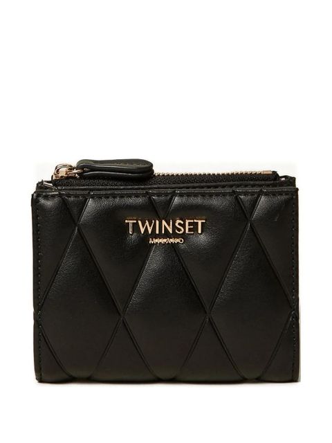 TWINSET bi-fold quilted wallet - Black - zdjęcie produktu nr 1