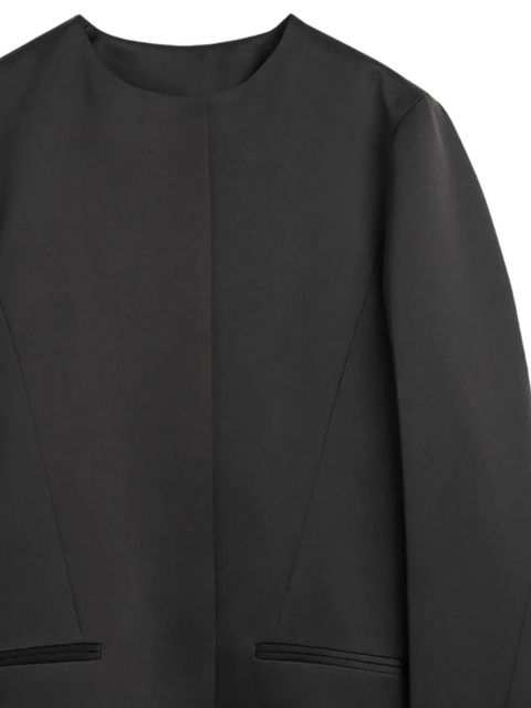 TOTEME round-neck jacket - Black - zdjęcie produktu nr 2