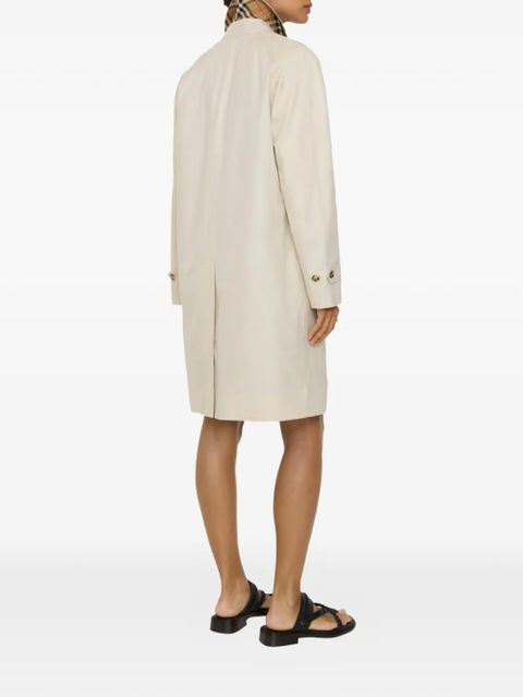 Burberry mid-length tropical gabardine Camden car coat - Neutrals
