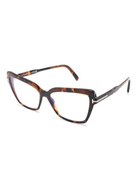 TOM FORD Eyewear cat-eye glasses - Brown