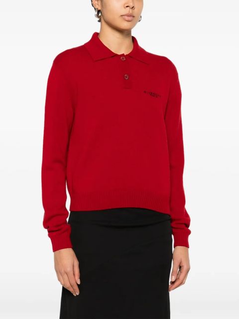Givenchy long-sleeves polo top - Red - zdjęcie produktu nr 2
