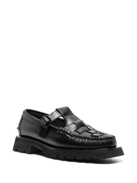 Hereu Soller Sport leather loafers - Black