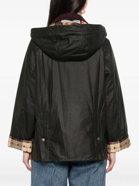 Barbour X Paul Smith hooded jacket - Green