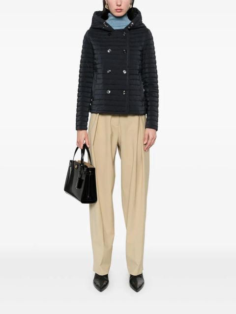 Moncler logo-patch trousers - Neutrals