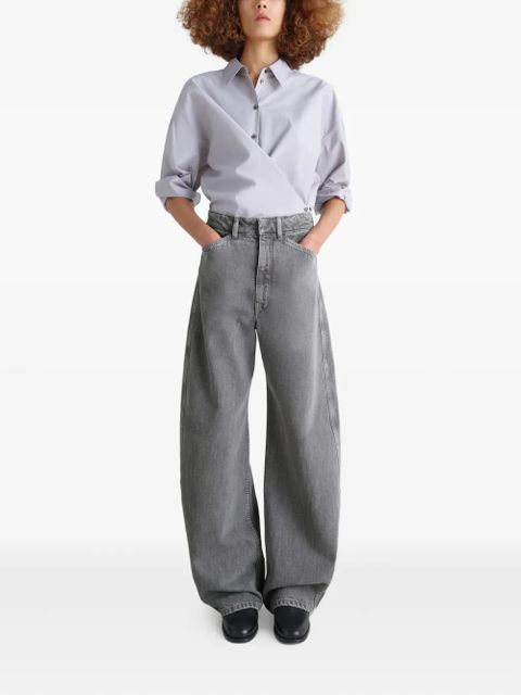 LEMAIRE high-waisted jeans - Grey