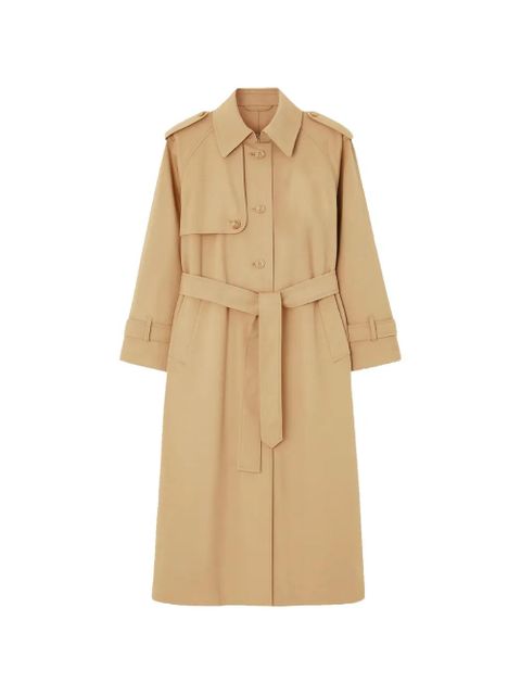 The Frankie Shop buttoned belted coat - Neutrals - zdjęcie produktu nr 1