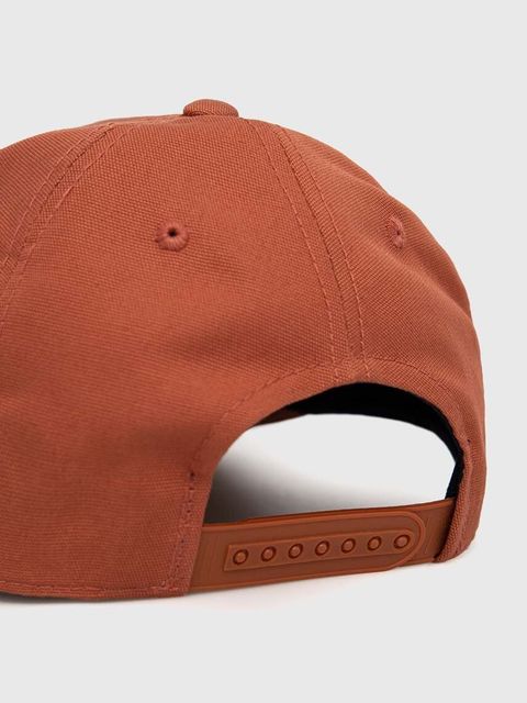 Champion czapka z daszkiem bawełniana kolor brązowy z aplikacją