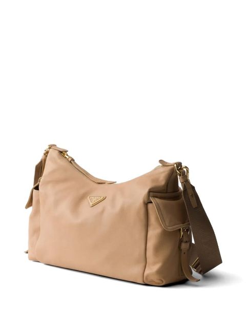 Prada Explore large nappa leather bag - Neutrals