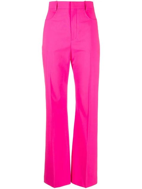 Jacquemus Sauge high-waisted flared trousers - Pink - zdjęcie produktu nr 1