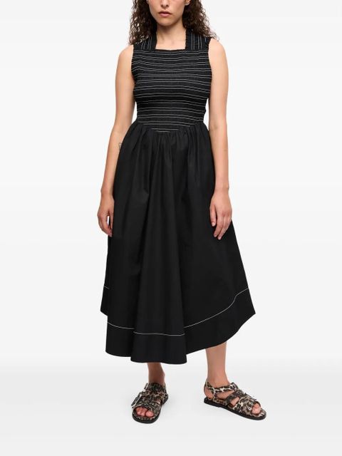 GANNI smocked dress - Black - zdjęcie produktu nr 2