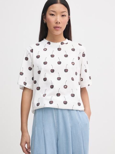 Stine Goya t-shirt basic damski bawełniany - zdjęcie produktu nr 2