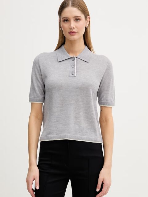 United Colors of Benetton polo damskie wełniane - zdjęcie produktu nr 2