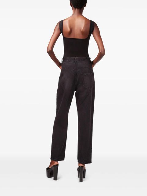 AREA Slit jeans - Black