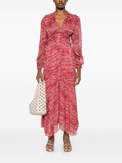 MARANT ÉTOILE Amara maxi dress - Red