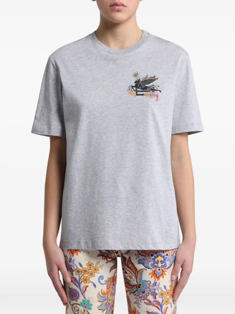ETRO Pegaso-motif T-shirt - Grey