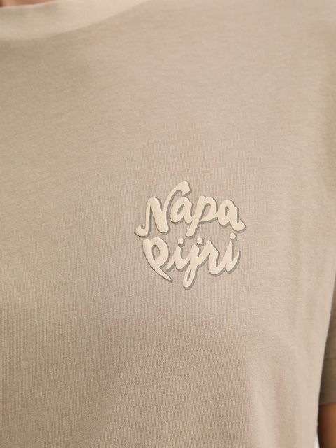 Napapijri t-shirt bawełniany S-Fedaia damski kolor zielony NP0A88XON1T1