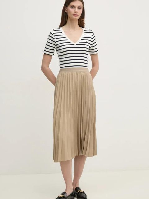 Tommy Hilfiger t-shirt bawełniany damski kolor biały WW0WW40584 - zdjęcie produktu nr 2