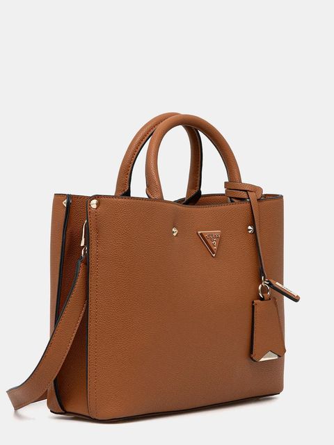 Guess torebka MERIDIAN kolor brązowy HWBG69 74060