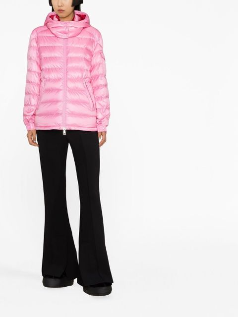 Moncler Dalles hooded quilted jacket - Pink