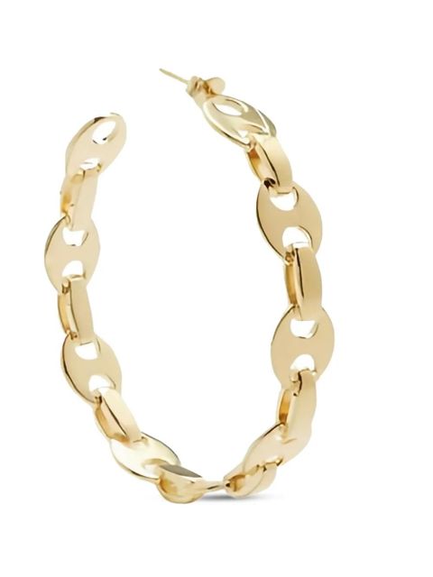 Rabanne chain-link hoop earrings - Gold - zdjęcie produktu nr 2
