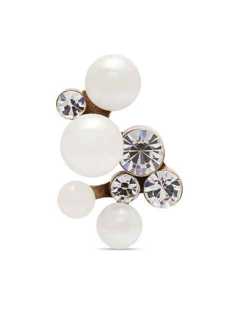 DRIES VAN NOTEN ornamented brass ring - Gold - zdjęcie produktu nr 2