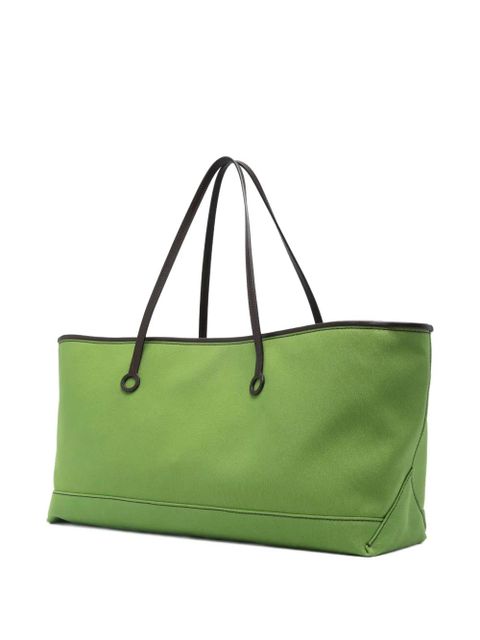 JW Anderson logo tote bag - Green - zdjęcie produktu nr 2
