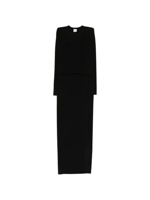 Nanushka Shada long-sleeve maxi dress - Black - zdjęcie produktu nr 1