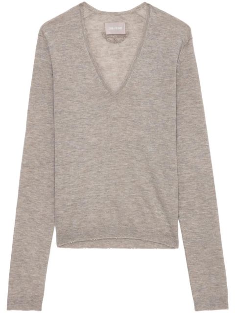 Zadig&Voltaire Rivy cashmere jumper - Neutrals - zdjęcie produktu nr 1