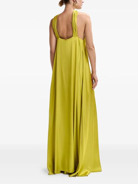 Essentiel Antwerp halterneck A-line dress - Yellow