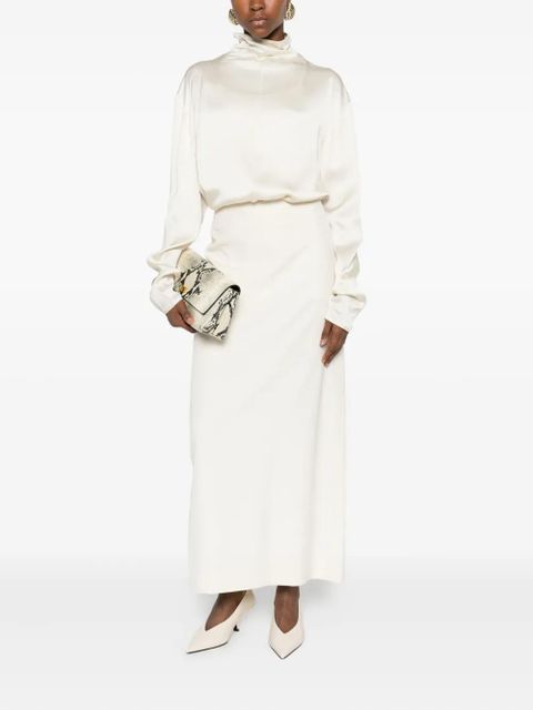 TOTEME wool skirt - White - zdjęcie produktu nr 2