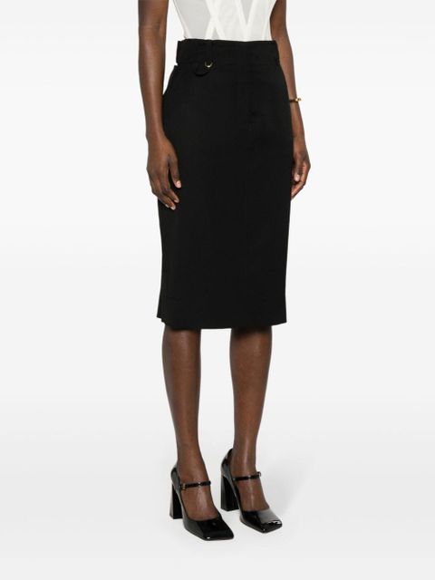 Jacquemus La Jupe Bari midi skirt - Black - zdjęcie produktu nr 2