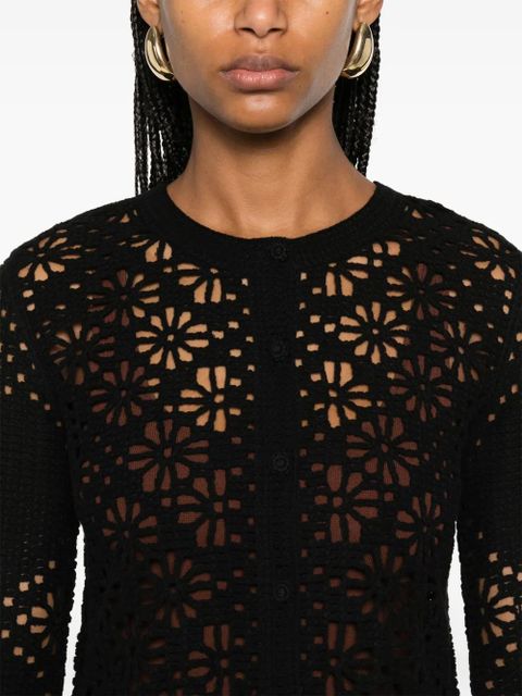 TWINSET open-knit cardigan - Black