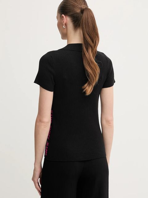 Dkny polo damski kolor czarny DJ4R0188