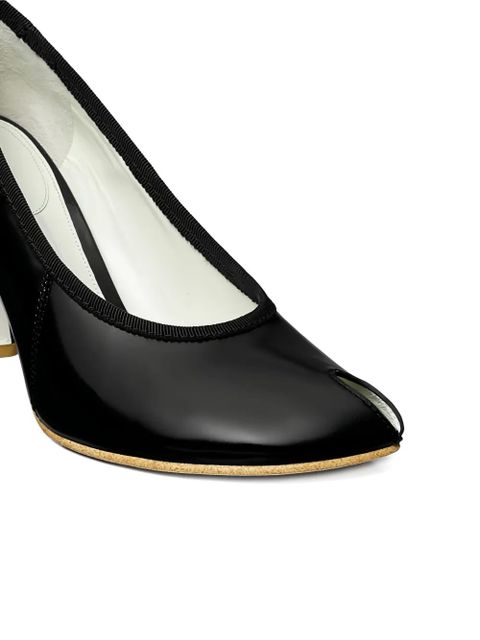 Tory Burch 90mm peep-toe heeled pumps - Black
