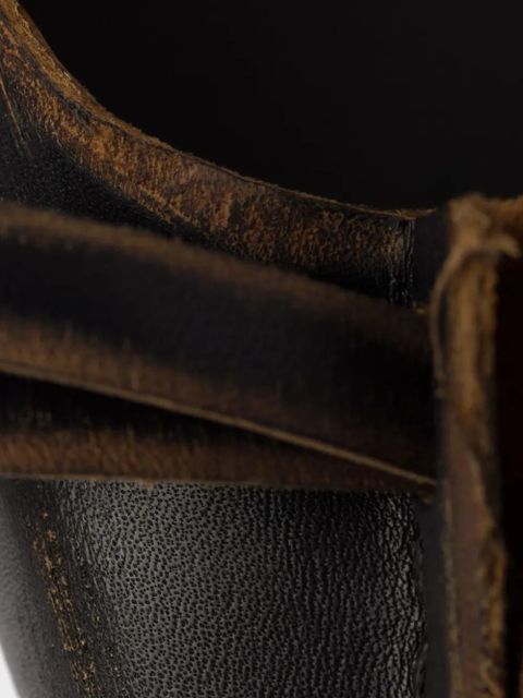 Prada 55mm Antiqued leather pumps - Black