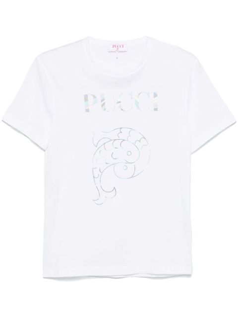 PUCCI logo-print T-shirt - White - zdjęcie produktu nr 1
