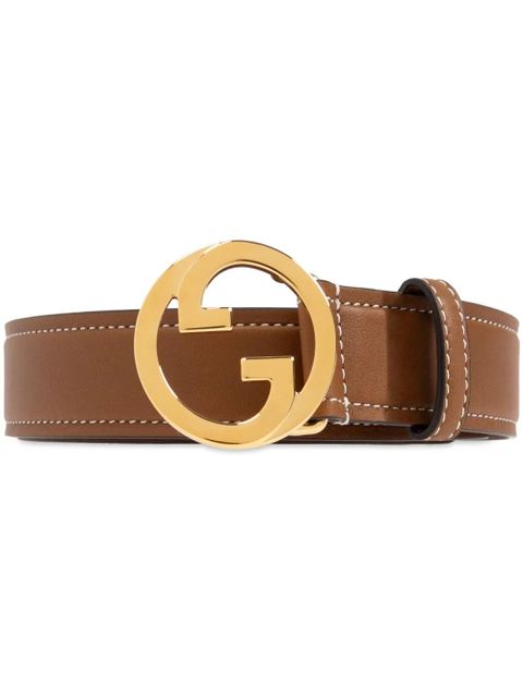 Gucci Caramel leather Gucci Blondie belt - Brown - zdjęcie produktu nr 1