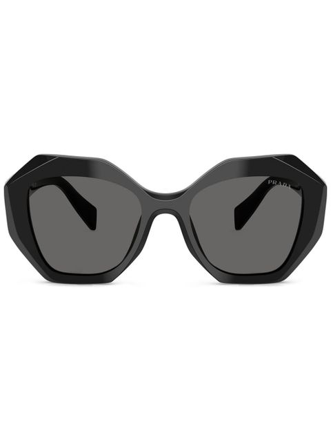 Prada Eyewear geometric-frame sunglasses - Black - zdjęcie produktu nr 1