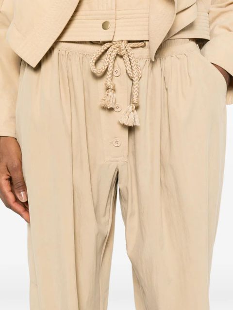 ISABEL MARANT Falcona straight-leg trousers - Neutrals