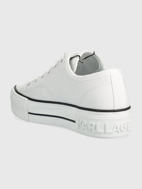 Karl Lagerfeld tenisówki KAMPUS MAX NFT damskie kolor biały KL60424